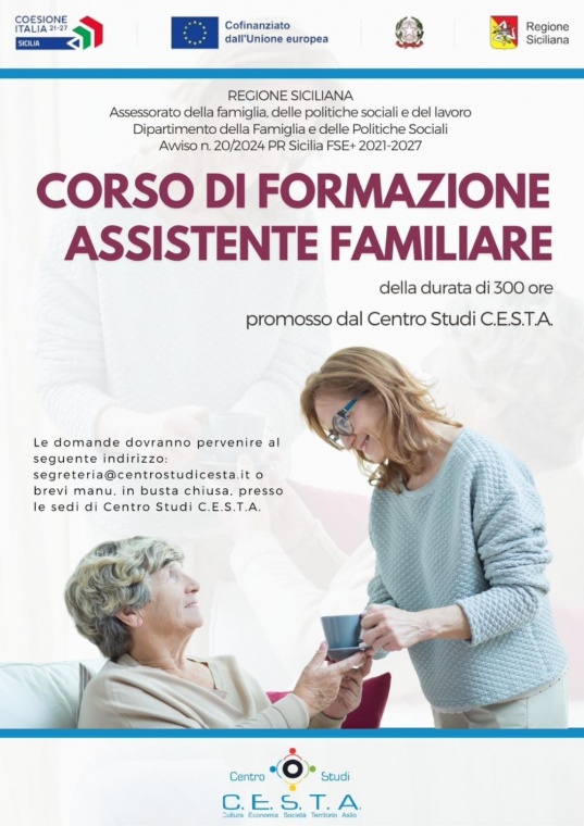 Corso di Formazione per Assistente Familiare - 300 ore