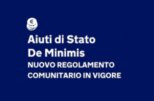 Cambia il "De Minimis". Dal 1° gennaio 2024 aumenta la soglia massima per impresa unica consentita dal Regolamento "de minimis": da € 200.000 a € 300.000.